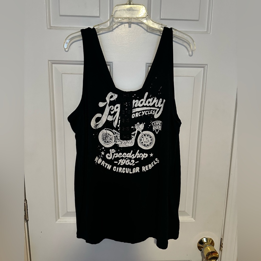 Torrid Black Graphic Tank